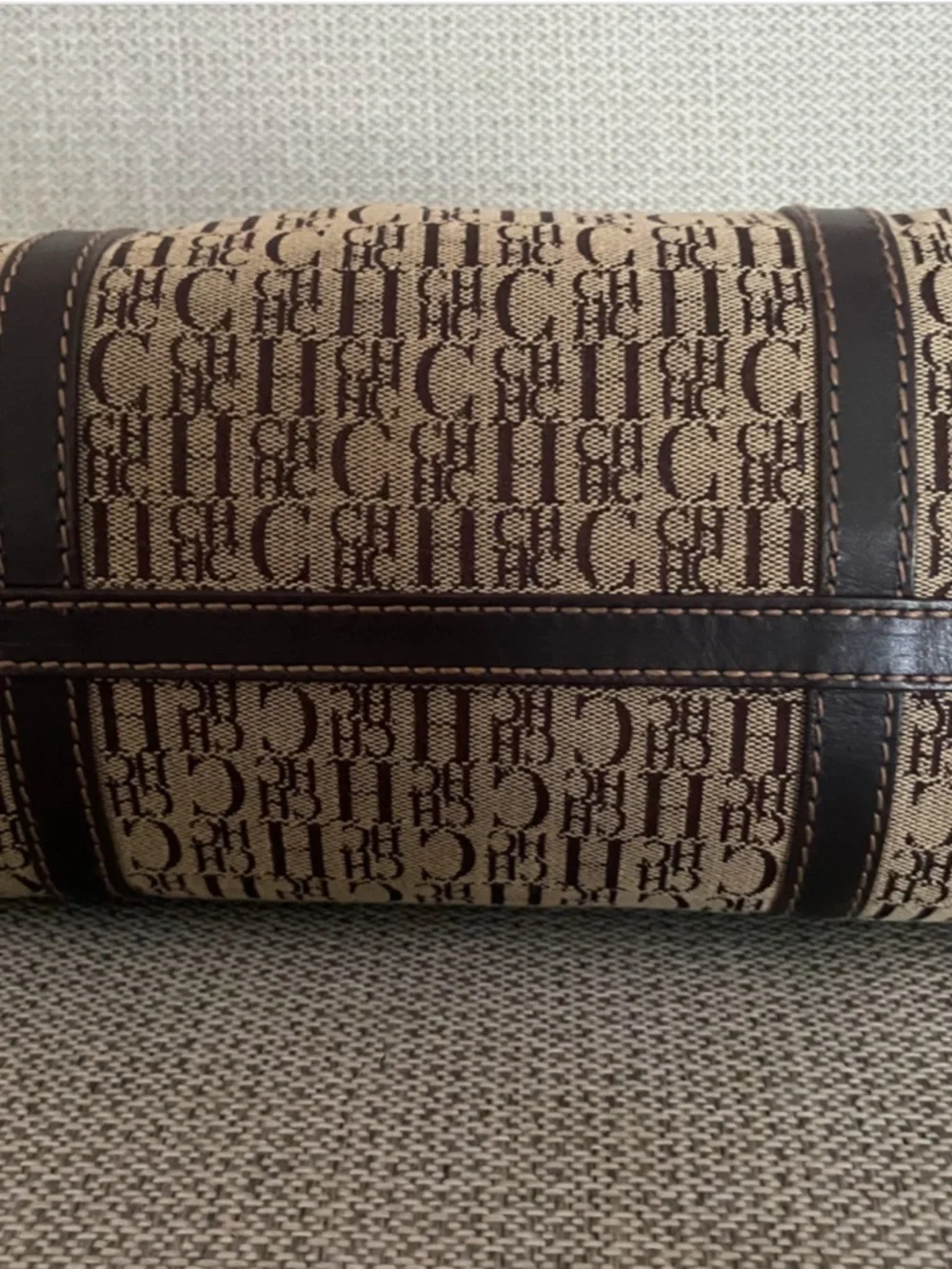 Carolina Herrera canvas Handbag Tote, Authentic, Excellent condition
